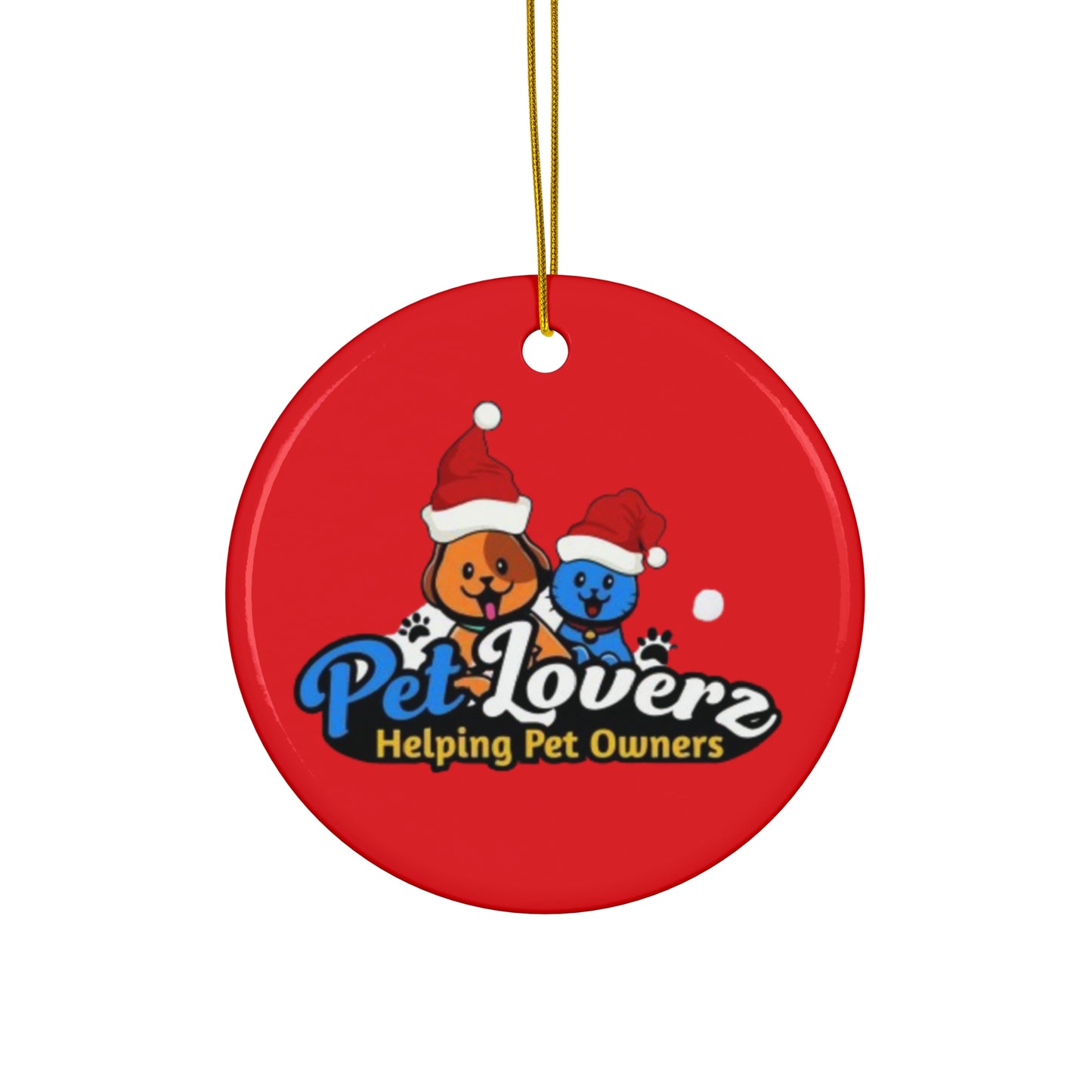 Pet Lovers Ceramic Ornament - Star Shape