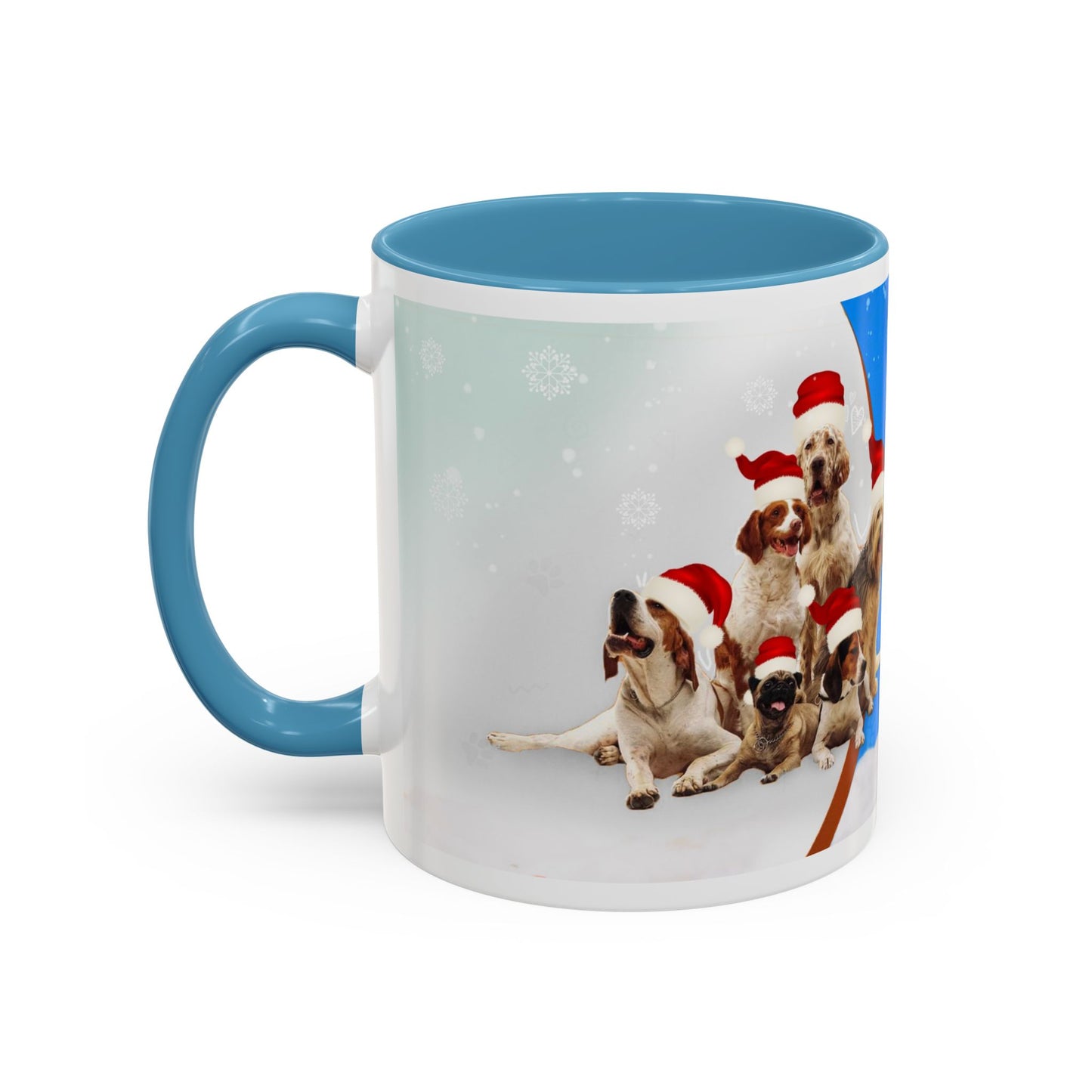 Pet Lover Accent Coffee Mug - Festive Design for Dog Owners