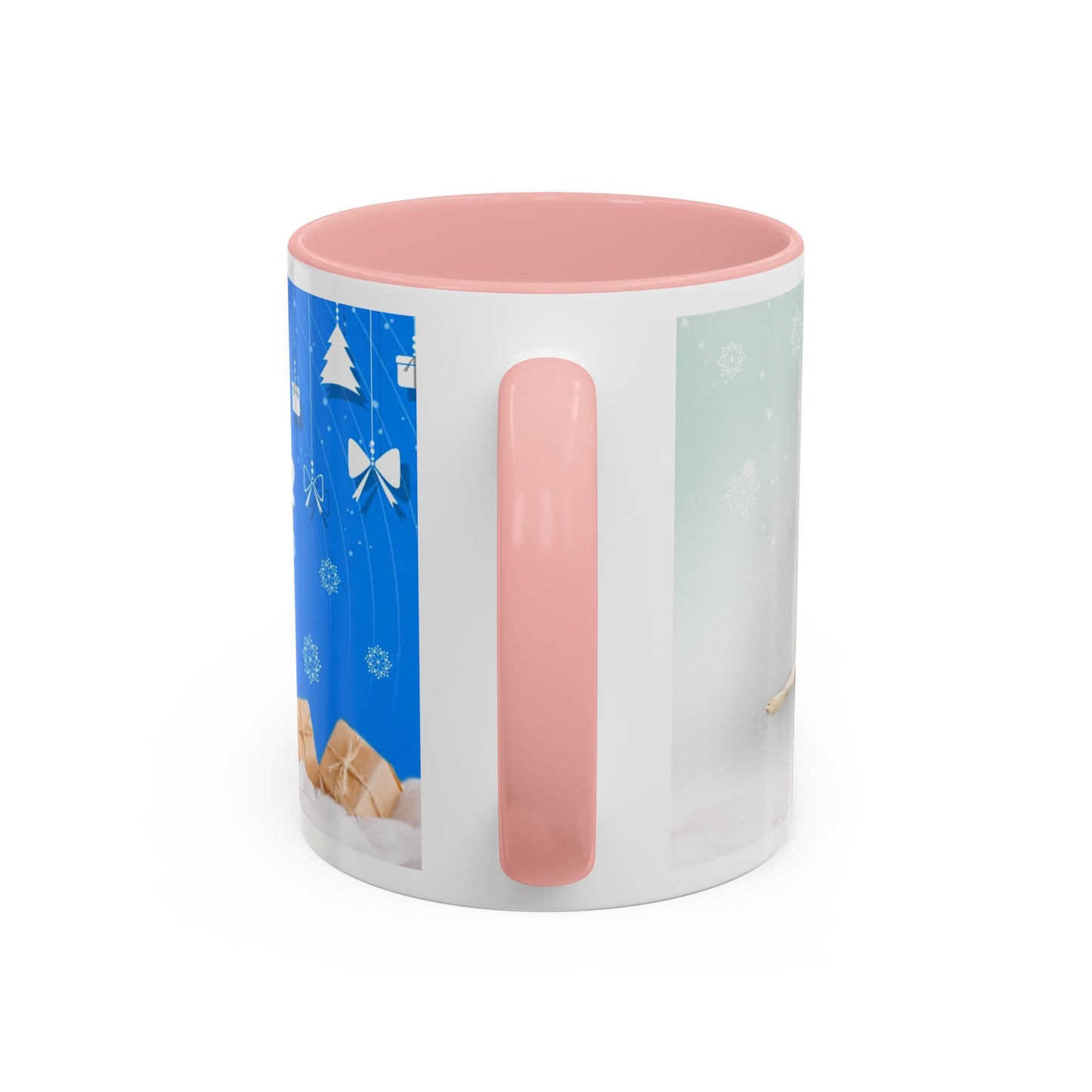 Pet Lover Accent Coffee Mug - Festive Design for Dog Owners