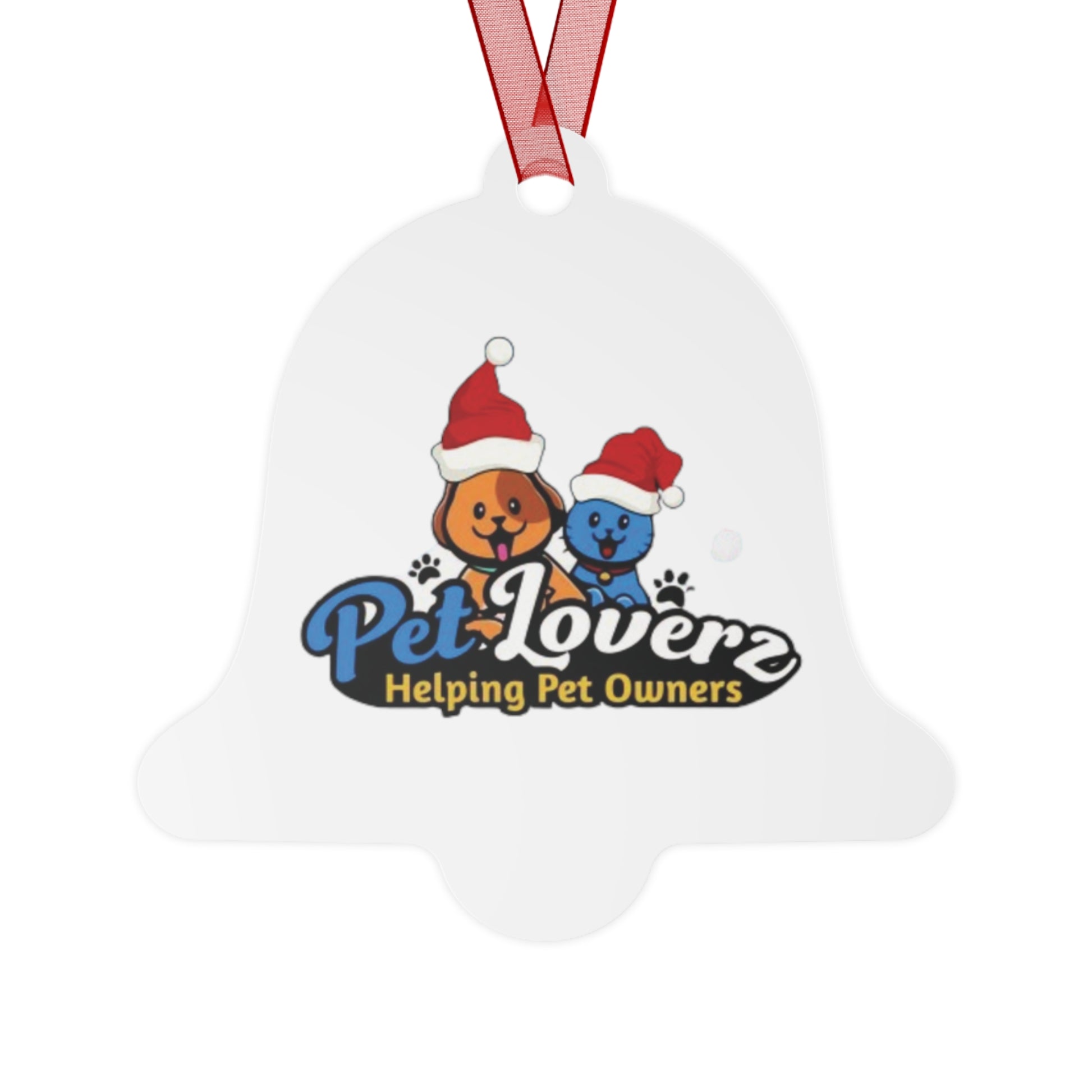 Pet Loverz Holiday Metal Ornaments - Perfect for Pet Owners