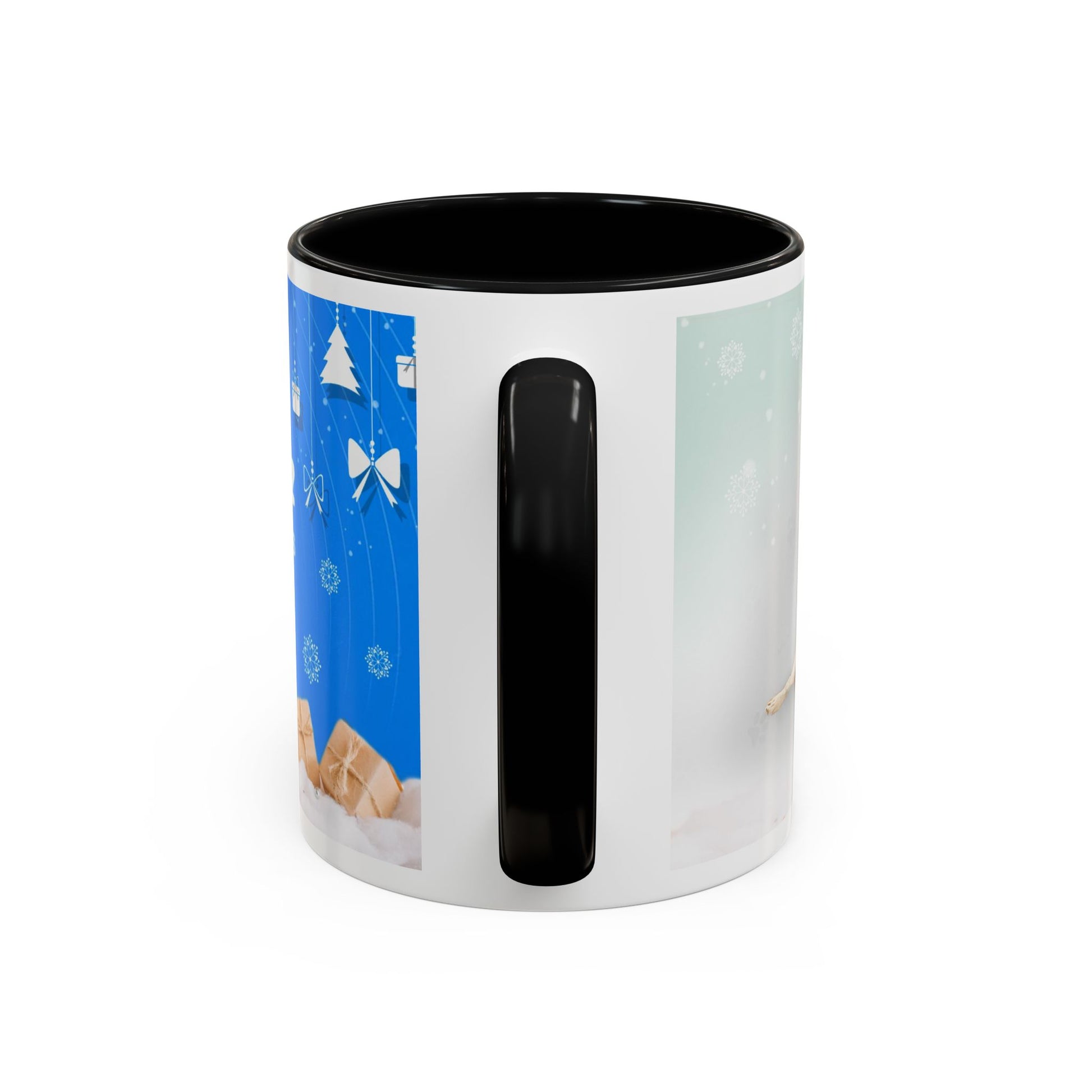 Pet Lover Accent Coffee Mug - Festive Design for Dog Owners