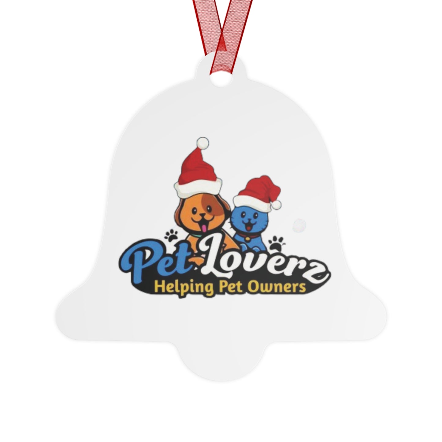 Pet Loverz Holiday Metal Ornaments - Perfect for Pet Owners