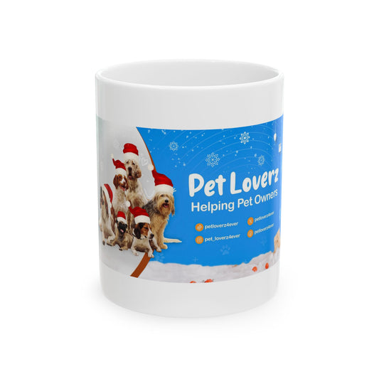 Pet Lover's Holiday Ceramic Mug - Pet Loverz