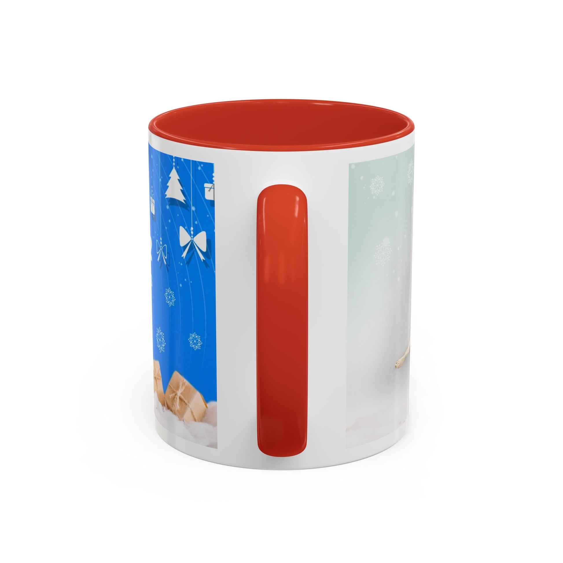 Pet Lover Accent Coffee Mug - Festive Design for Dog Owners