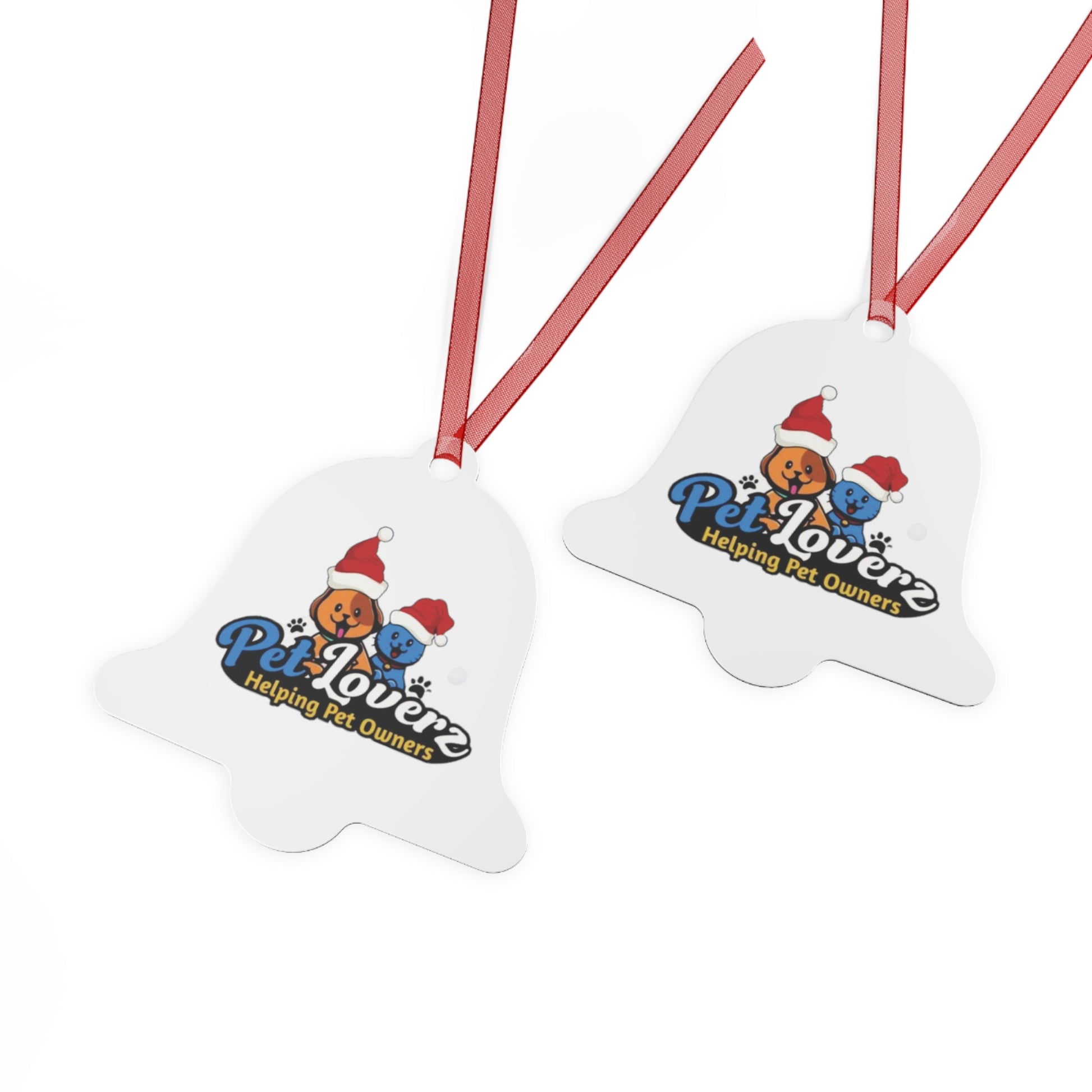 Pet Loverz Holiday Metal Ornaments - Perfect for Pet Owners