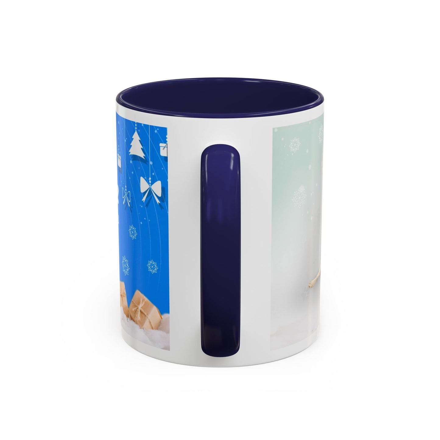 Pet Lover Accent Coffee Mug - Festive Design for Dog Owners